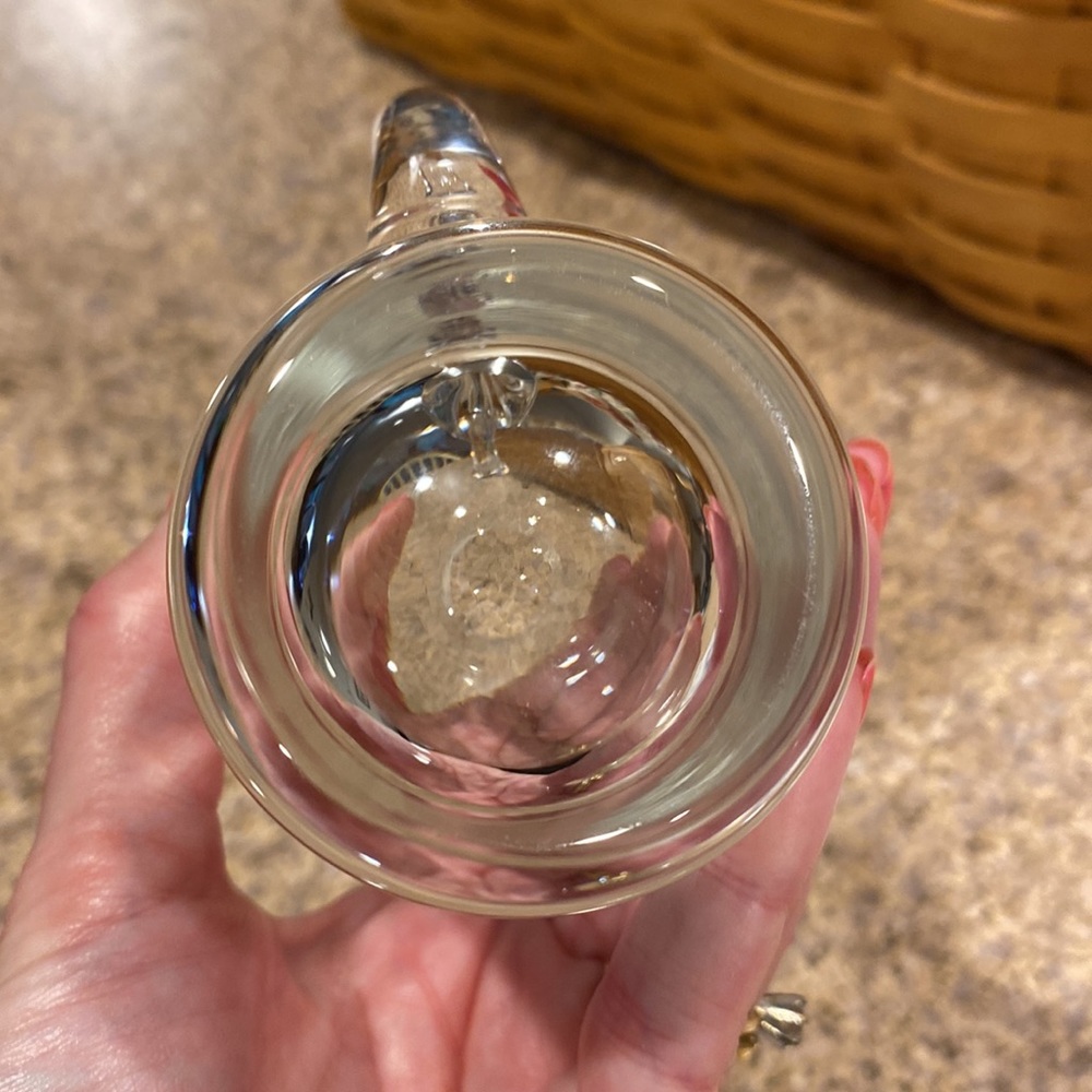 NWT 2 Krosno Poland Crystal Handled Glasses - Picture 12 of 17